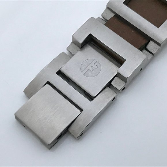 Fossil Women Watch Silver Tone Metal Brown Leather - Picture 9 of 11